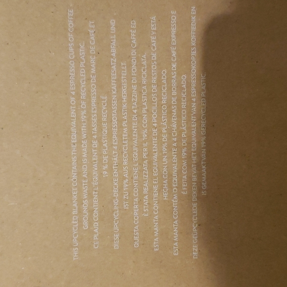 Nespresso Bedding Nespresso Upcyled Blanket Poshmark